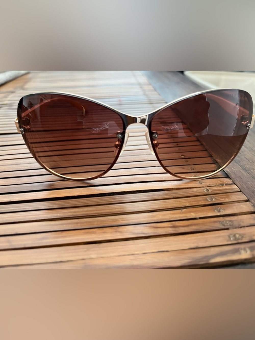 Tommy Hillfiger Brown Gradient Cat-Eye Women's Sunglasses